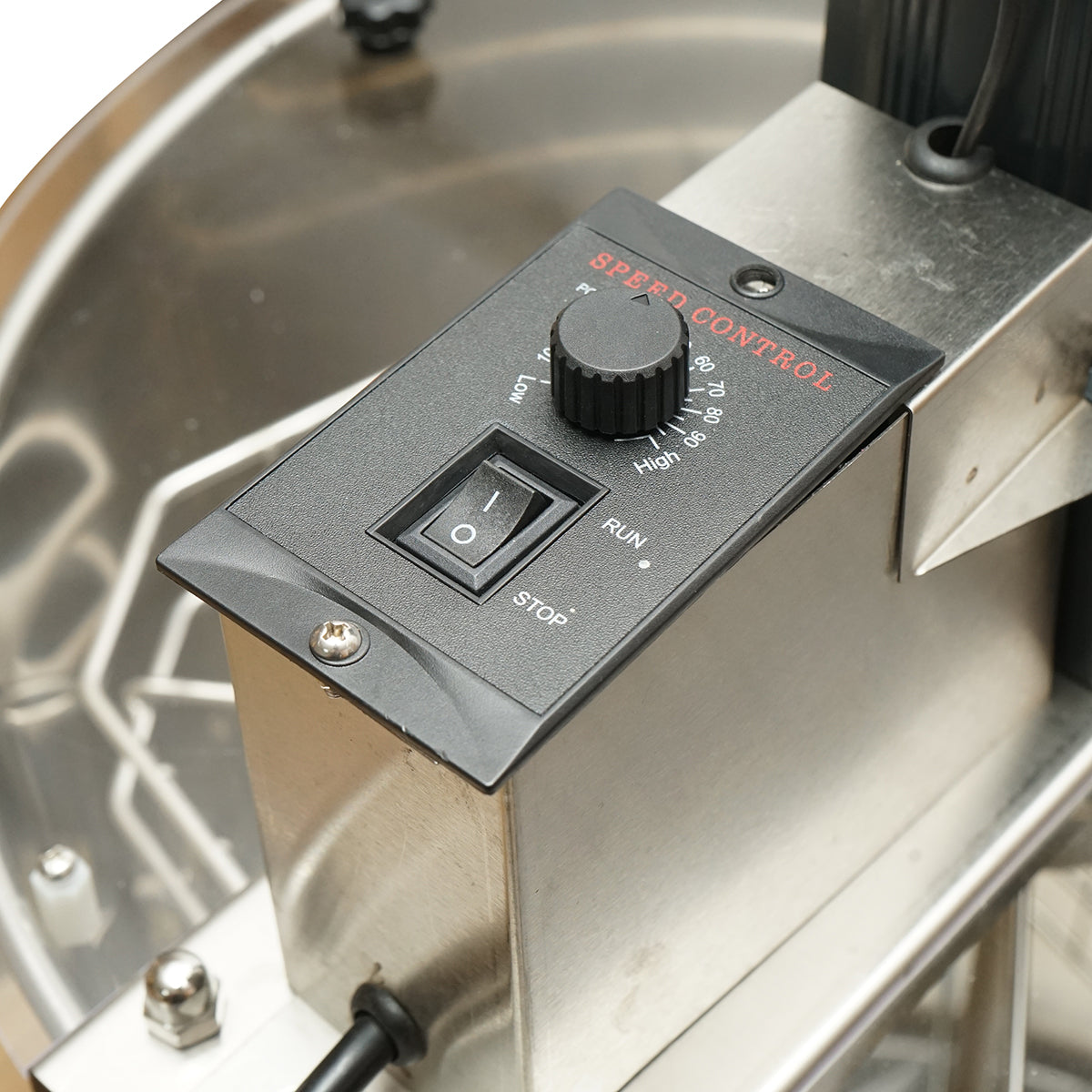 220V-os elektromos méhészeti centrifuga, pörgetőgép, rozsdamentes acél mézkiemelő 4 kerettel