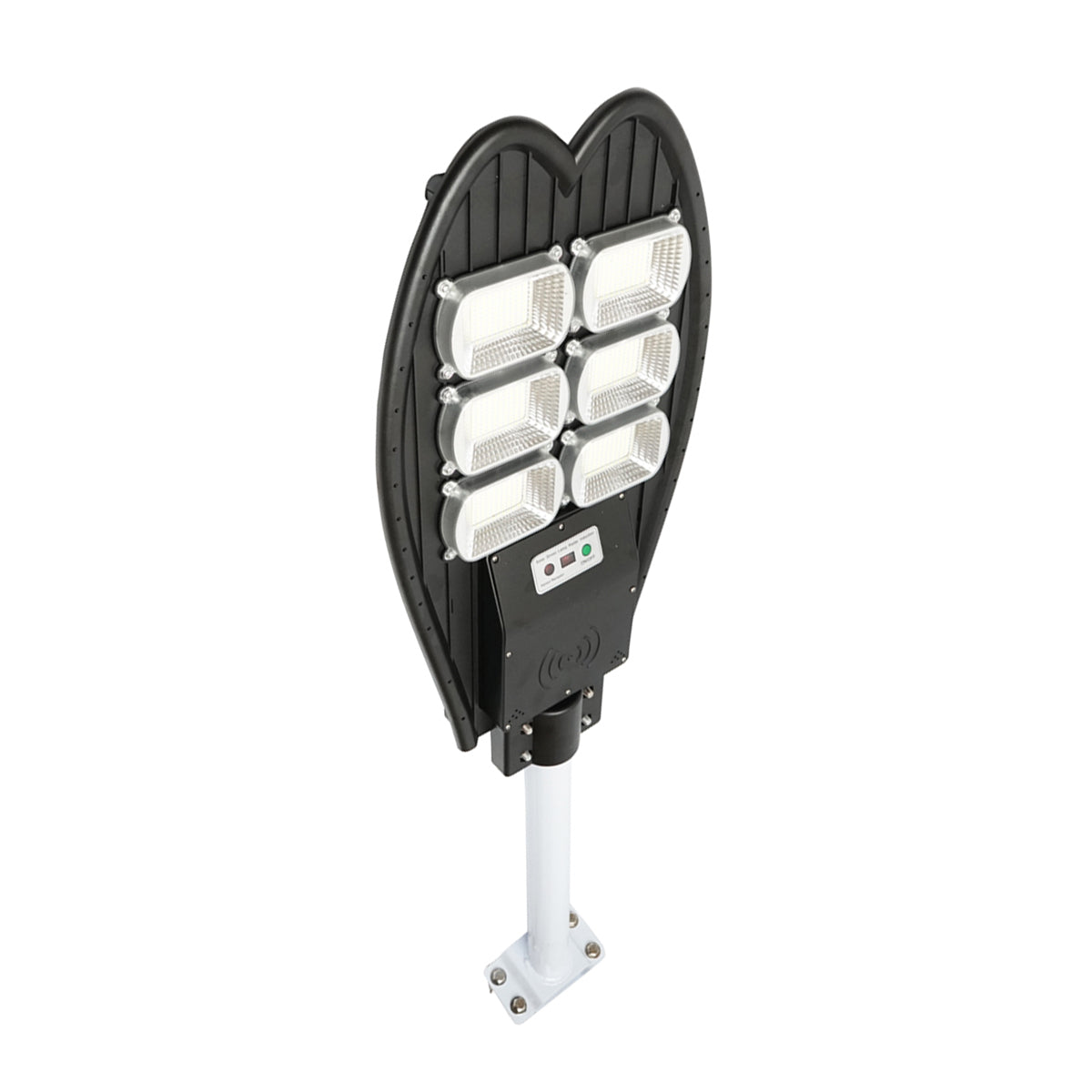 Napelemes LED lámpa 300W 15W-os napelemmel, LiFePO4 akkumulátor 3.2V/18Ah, 6000-8000K, mozgásérzékelő, távirányító IP65 Breckner Germany