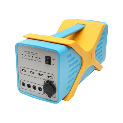 Világítási rendszer napelemmel, LiFePO4 akkumulátor 12,8V/12Ah és 3 LED izzó 3W/12V, 4 USB 5V kimenet Breckner Germany