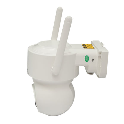 4 MP megfigyelő kamera 5W-os napelemmel, 18650-es gyorstöltő akkumulátorral, WIFI 2,4 GHz, 360 fokos PTZ PTZ forgatható mozgásérzékelővel, emberi PIR érzékeléssel, riasztással, éjjellátással és iCSee alkalmazással.