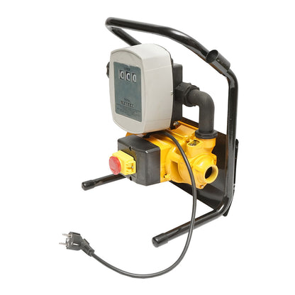 Dízelüzemanyag átemelő szivattyú mérővel 220V 600W áramlási sebesség 40L/min. maximális nyomás 3bar Breckner Germany