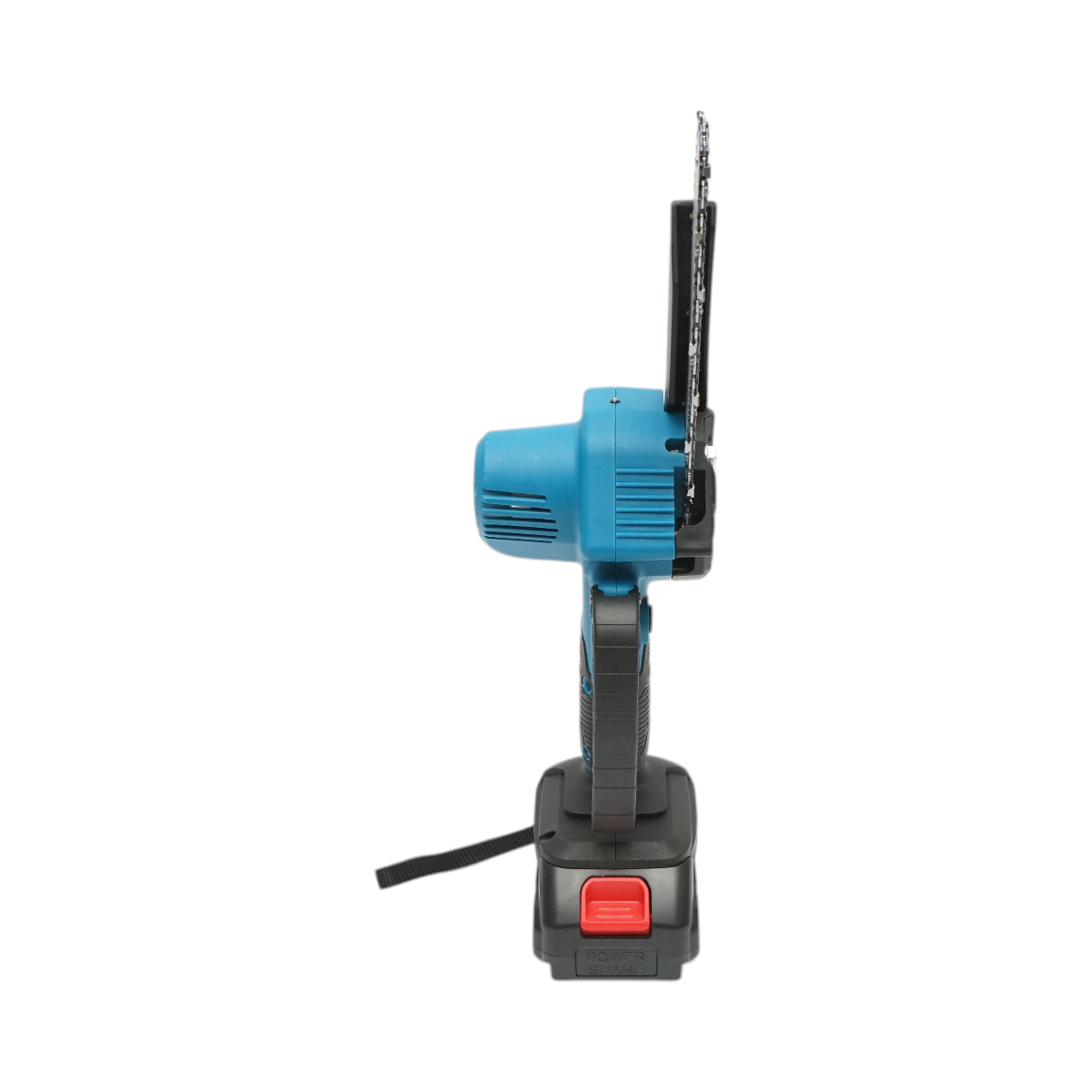 Mini elektromos fűrész 2 db 24V, 2Ah Li-ion akkumulátorral, 6 inch (150mm) lánc, 4000rpm fordulatszám Breckner Germany