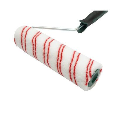 Poliészter festőhenger 25cm, 70mm-es hengerátmérő, 18mm-es drót, ergonomikus soft-grip 2k fogantyú Breckner Germany