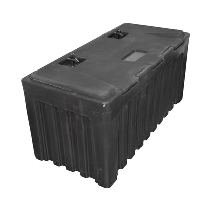Szerszámosláda állvány nélkül, fekete műanyag 480x470x1000 mm