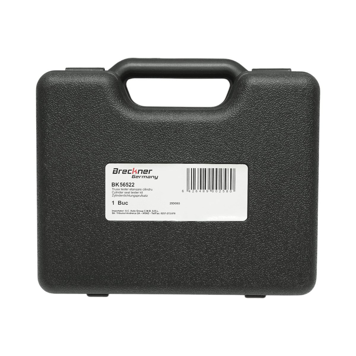 Benzinmotor henger tömörségmérő készlet, 3 adapter 10, 12, 18mm, 600mm tömlő Breckner Germany