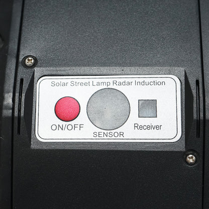 Napelemes LED utcai lámpa 800W, 6500K, IP65, napelemes mozgásérzékelővel, távirányítóval Breckner Germany