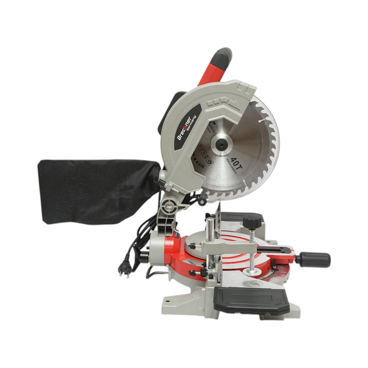 Breckner Germany professzionális állványos körfűrész 1800W, 220V, 255mm 40T korong, 45° ferde vágás, 5000 r/min, gyűjtősack