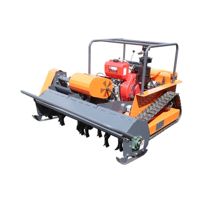Távirányítós lánctalpas fűnyíró, 12.5LE diesel motor, 499cc, 1200mm vágásszélesség THOR