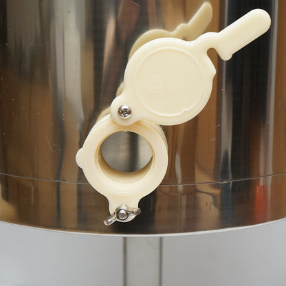 Elektromos méhészeti centrifuga, pörgetőgép 120W 220V, rozsdamentes acél mézkiszedő 3 kerettel