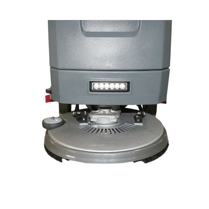 Ipari padlótisztító gép 24V/100Ah, 500W, kefe 510mm, vízlecsapó 850mm, termelékenység 2000 m²/h