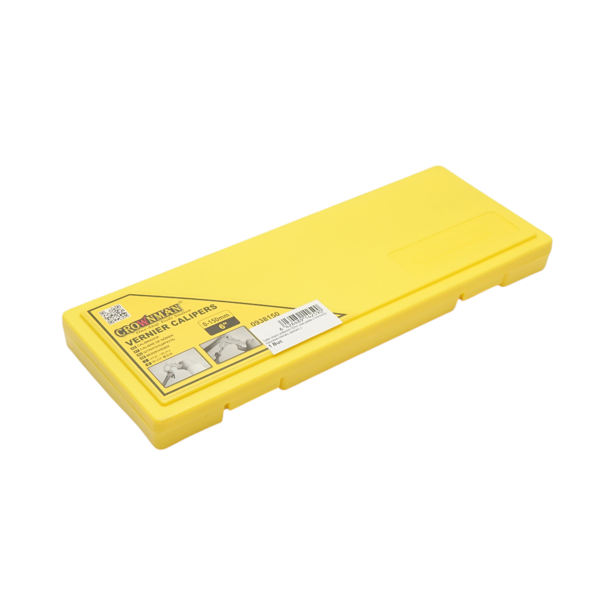 Crownman 150 mm-es mechanikus mérőműszer, mm/cm/inch skálával