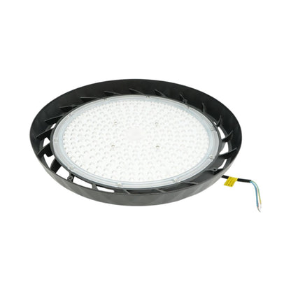 Ipari LED UFO High-Bay lámpa 200W, 100-265V, 6500K, 40000lm csarnokokhoz, raktárakhoz 375x50mm IP65 Breckner Germany