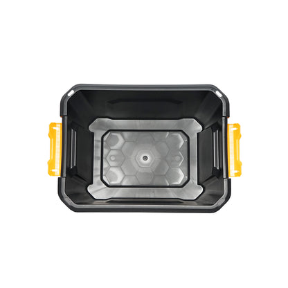 Nagy teherbírású tároló doboz fedéllel 18L 385x295x260mm
