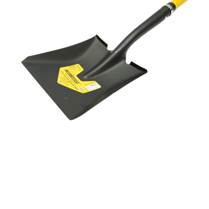 Crownman egyenes acél lapát 235x275x1020mm, üvegszál nyél D fogantyúval