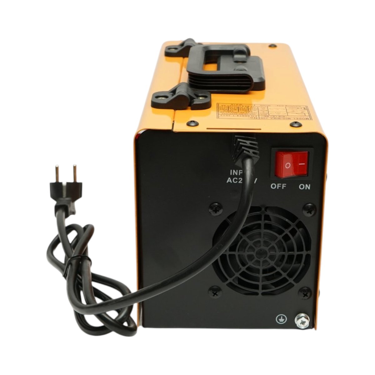 2 az 1-ben inverter hegesztőgép MIG/MMA gáz nélkül 200A, 220V, digitális kijelző, elektródás hegesztés, Flux Core E71T-GS dróttekercs mellékelve Breckner Germany