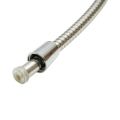 Zuhanyzó szett cinkozott tömlővel 1,5m, falitartó, 5 funkció, fényes króm, műanyag 97x240mm