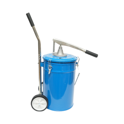 Kézi zsírzópumpa 25kg kerekekkel és 1.5m tömlővel Breckner Germany