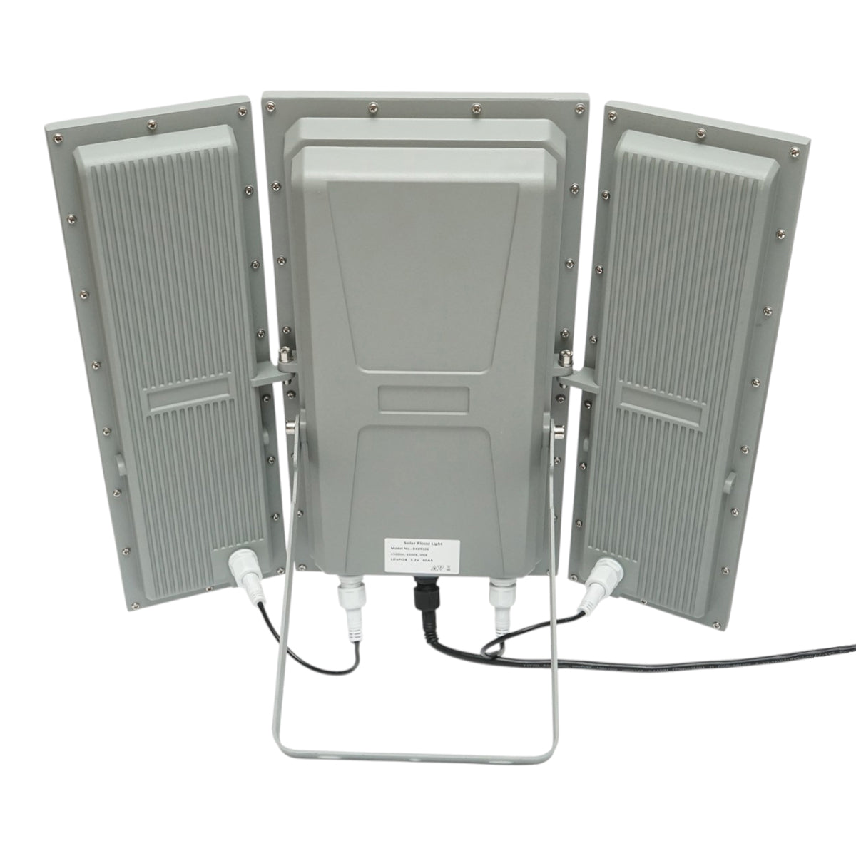 LED lámpa 4500lm, 6500K napelemes panellel 70W, LiFePO4 3.2V/60Ah akkumulátor, mozgásérzékelő és távirányító IP66 Breckner Germany