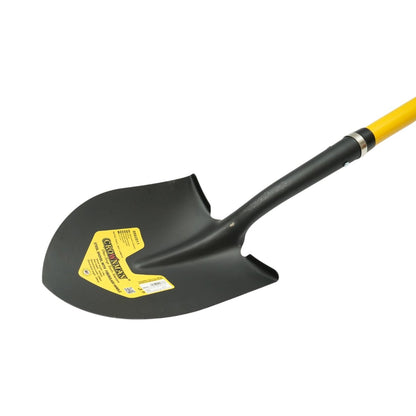 Crownman acél ásó 220x290x1020mm, üvegszál nyél és D markolat