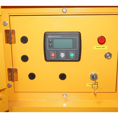Háromfázisú hangszigetelt elektromos generátor 50KVA, 230/400V, Ricardo 56kW ZH4105ZD Breckner Germany dízelmotor