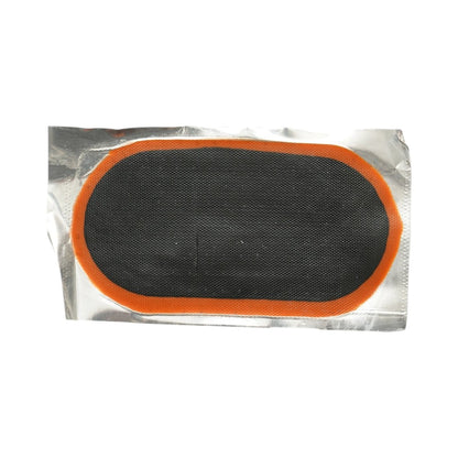 8 db ovális gumijavító folt, gumifolt, defekt javító 50x100mm + 1 db 20ml ragasztó tubus