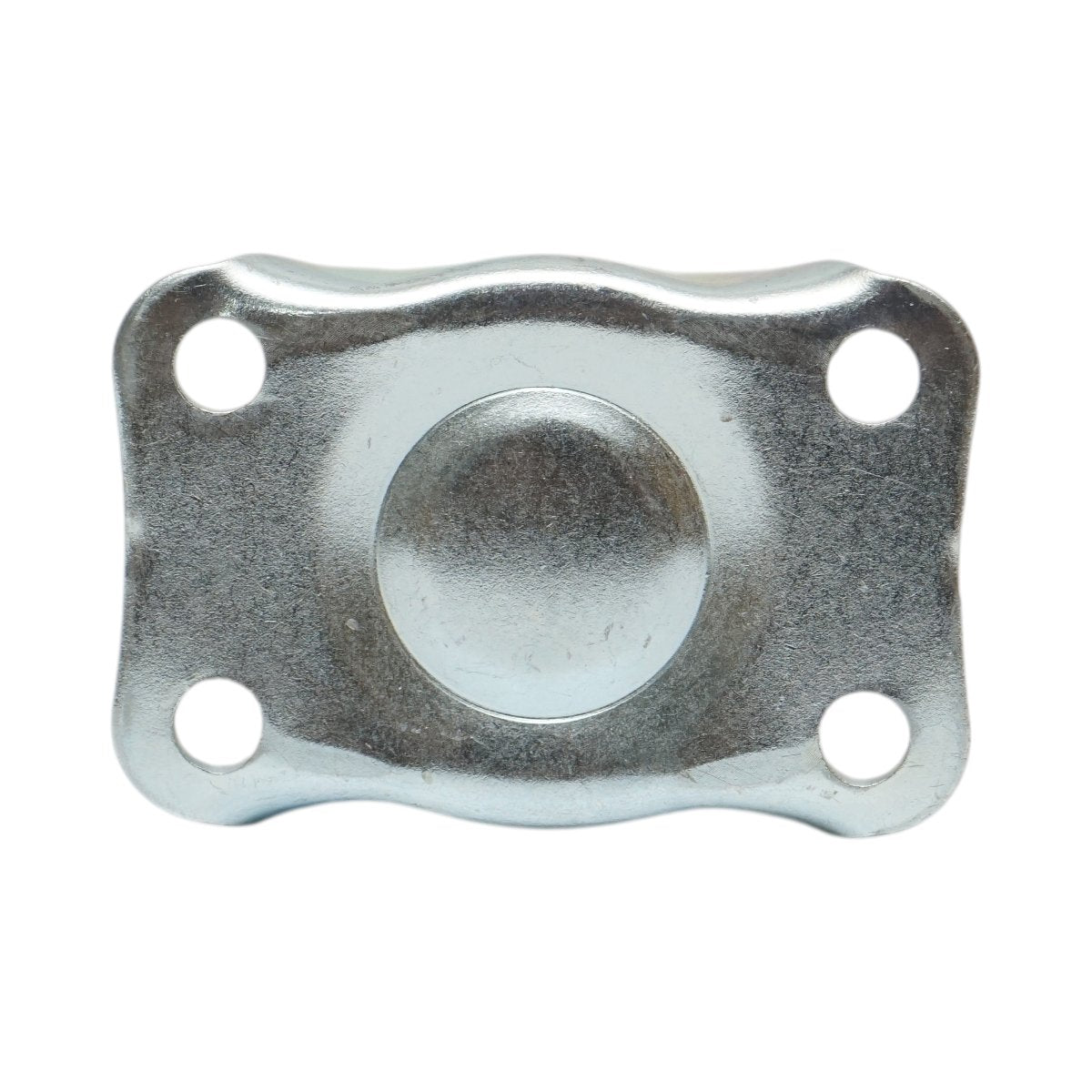 Rögzített kerék 50x22mm fék nélkül, fehér polipropilén, acél lemez 60x41mm 30kg
