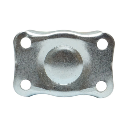 Rögzített kerék 50x22mm fék nélkül, fehér polipropilén, acél lemez 60x41mm 30kg