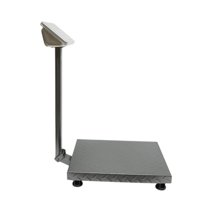 Elektronikus padlómérleg 350kg platformtípus 500x400mm összecsukható karral, LCD kijelző Breckner Germany