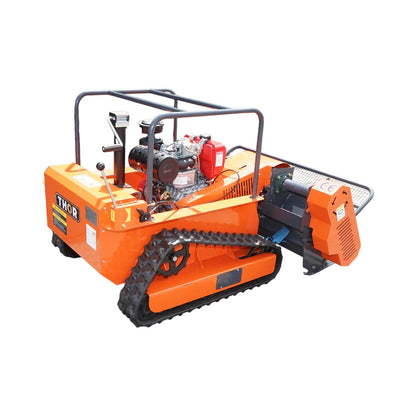 Távirányítós lánctalpas fűnyíró, 12.5LE diesel motor, 499cc, 1200mm vágásszélesség THOR