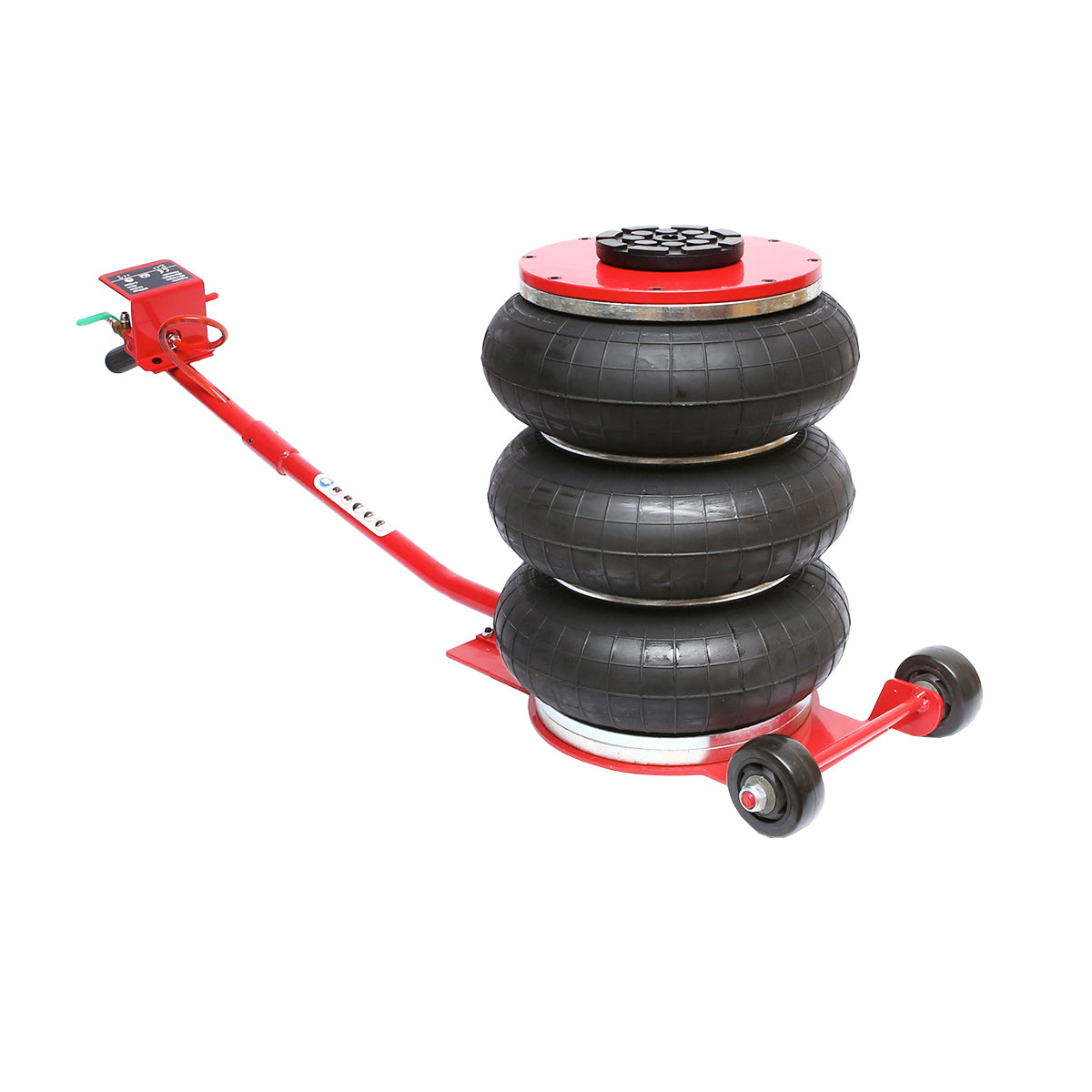 Professzionális pneumatikus emelő 145-400mm légpárnával, üzemi nyomás 8-12Bar. maximális terhelés 5T Breckner Germany