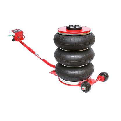 Professzionális pneumatikus emelő 145-400mm légpárnával, üzemi nyomás 8-12Bar. maximális terhelés 5T Breckner Germany