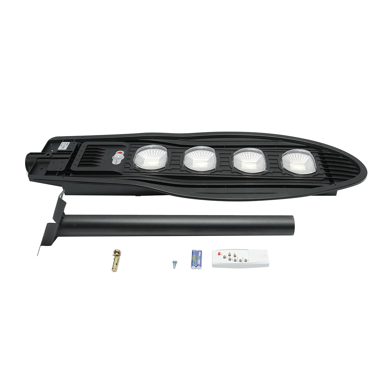 Napelemes LED utcai lámpa 200W napelemmel és mozgásérzékelővel Breckner Germany