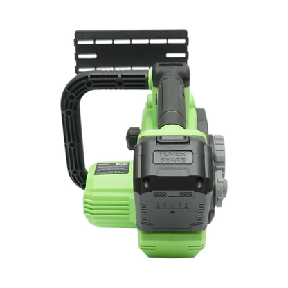 Professzionális elektromos láncfűrész 2 darab 20V, 4Ah Li-ion akkumulátorral, brushless motor, LED digitális kijelző, 12 inch (300mm) lánc Breckner Germany