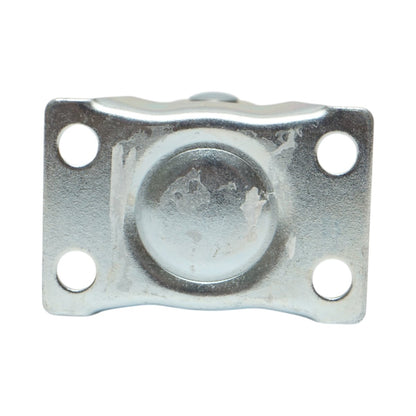 Rögzített kerék 73x25mm fék nélkül, fehér polipropilén, acél lemez 70x44mm 45kg