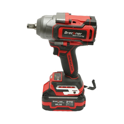 Ütvecsavarozó, légkulcs 1/2 inch 900W, 2 akkumulátor 21V, 4Ah Li-ion, LED, Brushless, 1100Nm, 0-1400/1900/2400rpm Breckner Germany