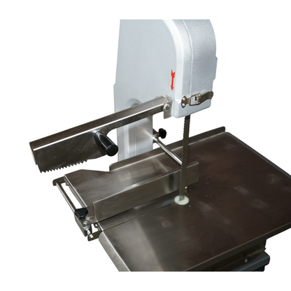 Elektromos hús- és csontszeletelő 1500W, 220V, vágási sebesség 15,4 m/s, fűrészlap 1650mm