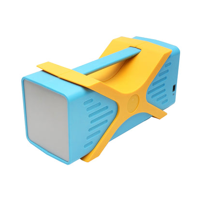 Világítási rendszer napelemmel, LiFePO4 akkumulátor 12,8V/12Ah és 3 LED izzó 3W/12V, 4 USB 5V kimenet Breckner Germany