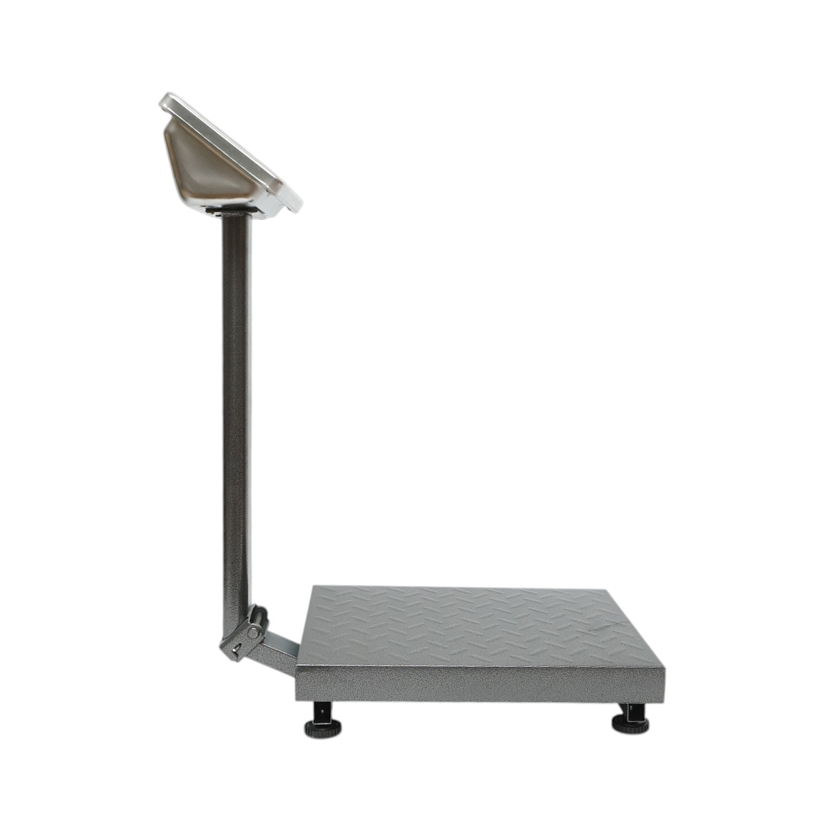 Elektronikus padlómérleg 150kg platformtípus 400x300mm összecsukható karral, LCD kijelző Breckner Germany