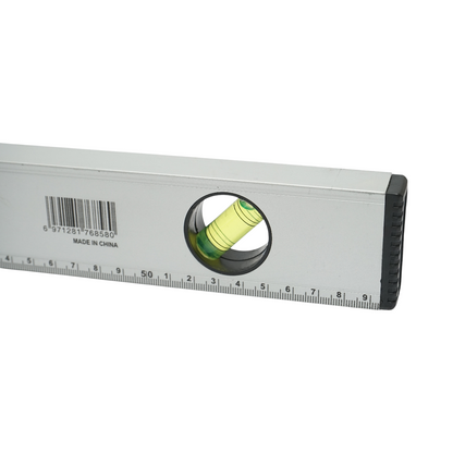 Mágneses alumínium vízmérték 600mm, 3 vízmérték, 0-60cm-es vonalzó Crownman