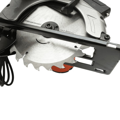 1600 W, 220 V, 185 mm-es tárcsa, 0–45° vágási szög, 4700 fordulat/perc Breckner Germany lézeres kézi körfűrész