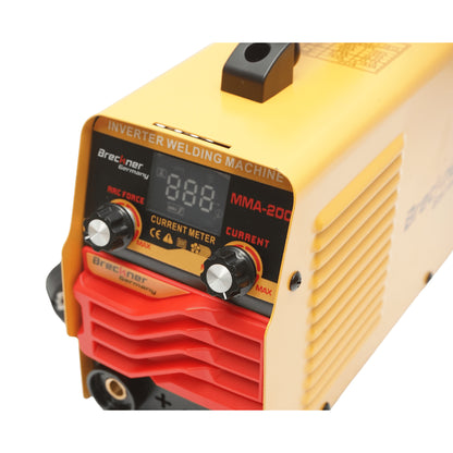 Inverteres inverteres hegesztőgép 200A MMA, 220V digitális kijelzővel, IGBT technológiával Breckner Germany