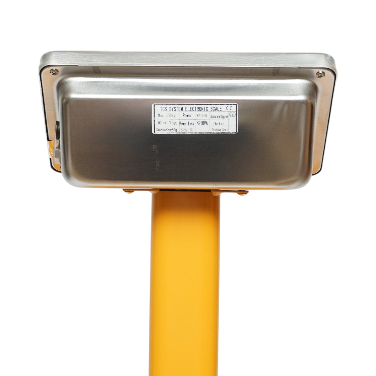 Elektronikus padlómérleg 350kg platform típus 500x400mm összecsukható karral, LCD kijelző