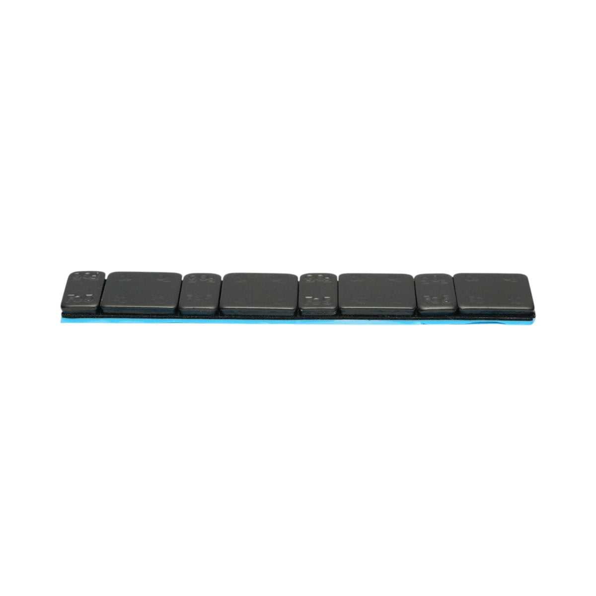 Öntapadós fekete ellensúlyok kerékegyensúlyozáshoz Fe 60g (5gx4 db + 10gx4 db) 100 szalag/doboz