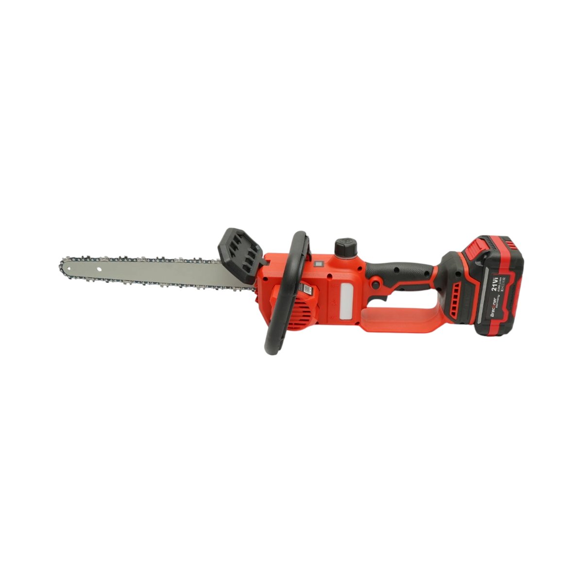 Mini elektromos láncfűrész 800W 2 db 21V, 4Ah Li-ion akkumulátorral, Brushless, 12 inch (300mm) lánc, 260mm vágási kapacitás, LED digitális kijelző Breckner Germany