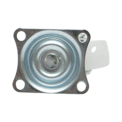 Forgó kerék 30x14mm fék nélkül, fehér polipropilén, acél lemez 39x33mm 15kg