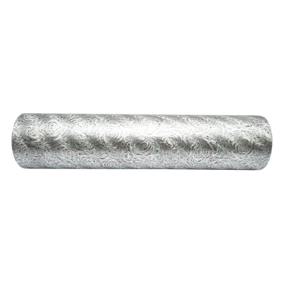 Asztalvédő fólia átlátszó PVC szilikonozott 100cm, vastagság 0.8mm, Trandafiri minta 20m/tekercs Breckner Germany