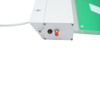 EXIT LED vészjelzés lámpa 220V, 3W, Li-ion 1800mAh akkumulátor, felületre szerelhető, 3 órás üzemidő IP20