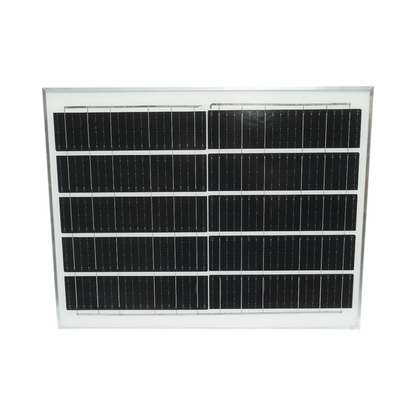 LED lámpa 1300lm, 6500K 25W napelem panellel, LiFePO4 3.2V/15Ah akkumulátor, mozgásérzékelő és távirányító IP66 Breckner Germany