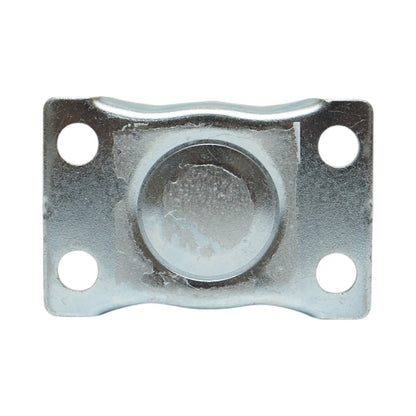 Rögzített kerék 65x23mm fék nélkül, fehér polipropilén, acél lemez 70x44mm 35kg