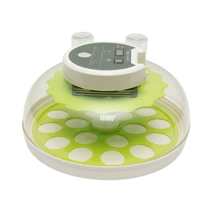 Automata tojásinkubátor, keltető gép 18 tojáshoz 60W, 12V-220V, automata fordítás, LED ovoszkóp, hőmérséklet-szabályozás, páratartalom, digitális kijelző, riasztás